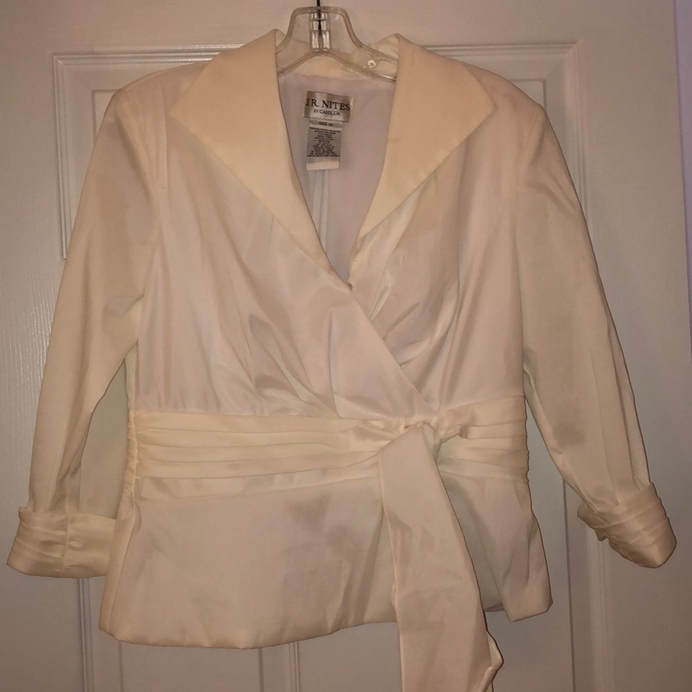 Formal White Blouse